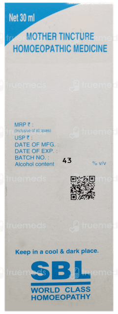 Sbl Nuphar Lutea Q Mother Tincture 30Ml